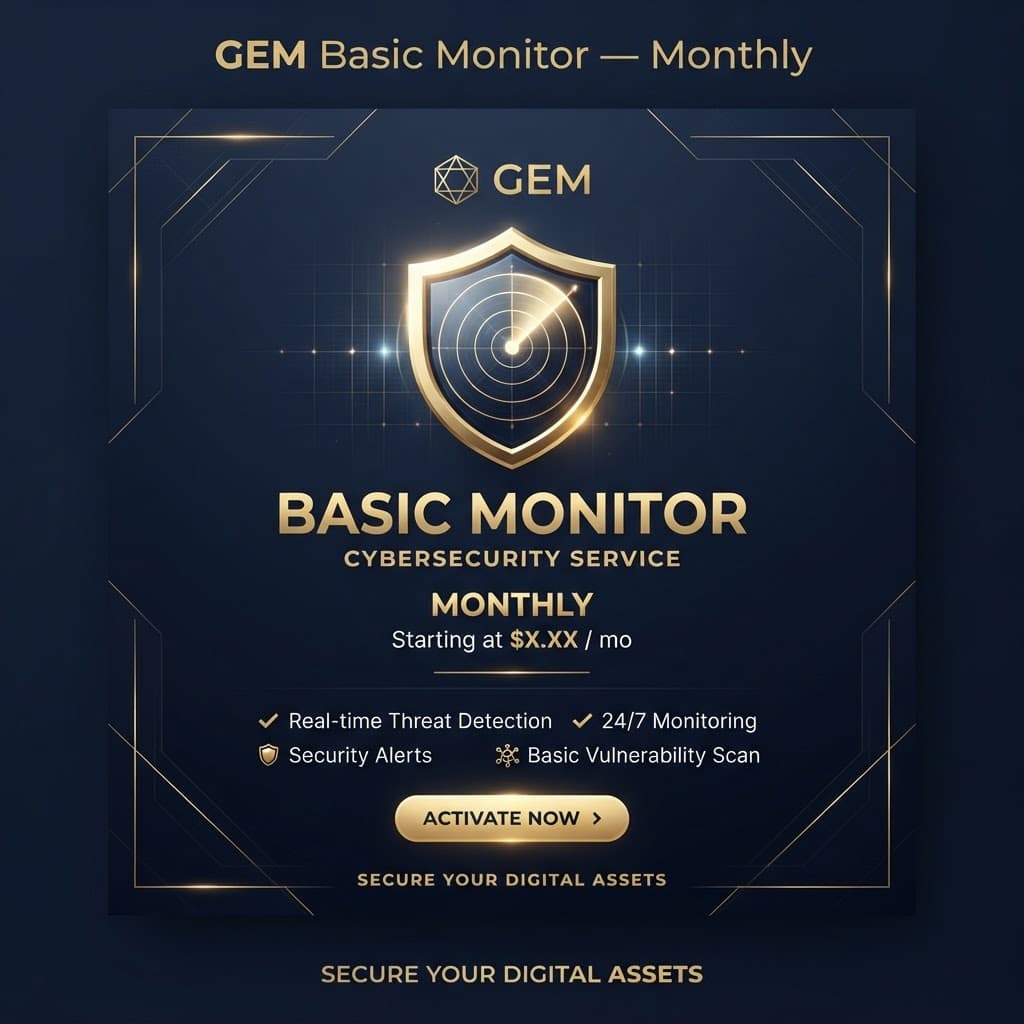 GEM Basic Monitor — Monthly