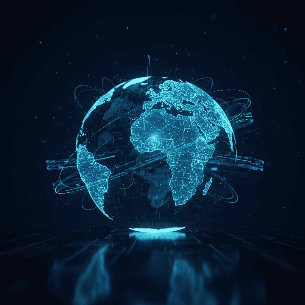 Illustrative global security-network concept