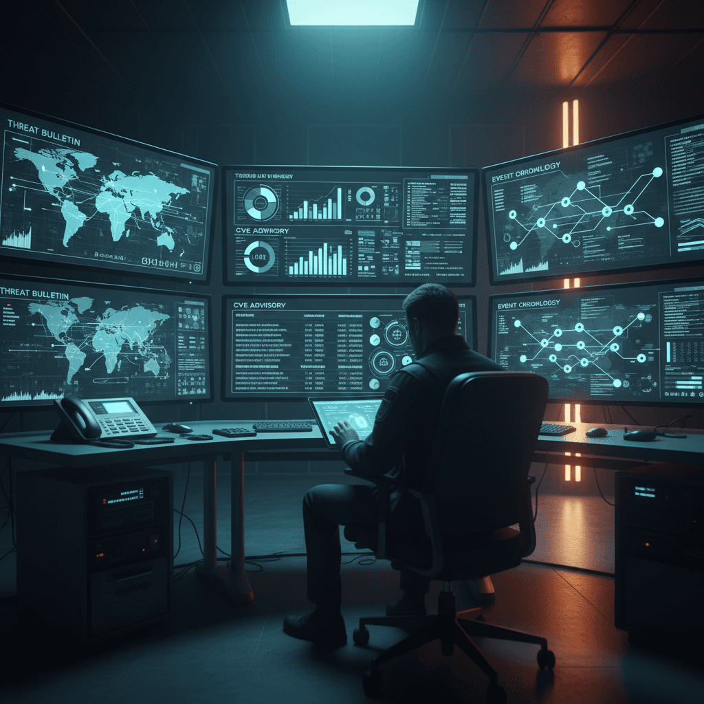 Illustrative intelligence-reporting interface